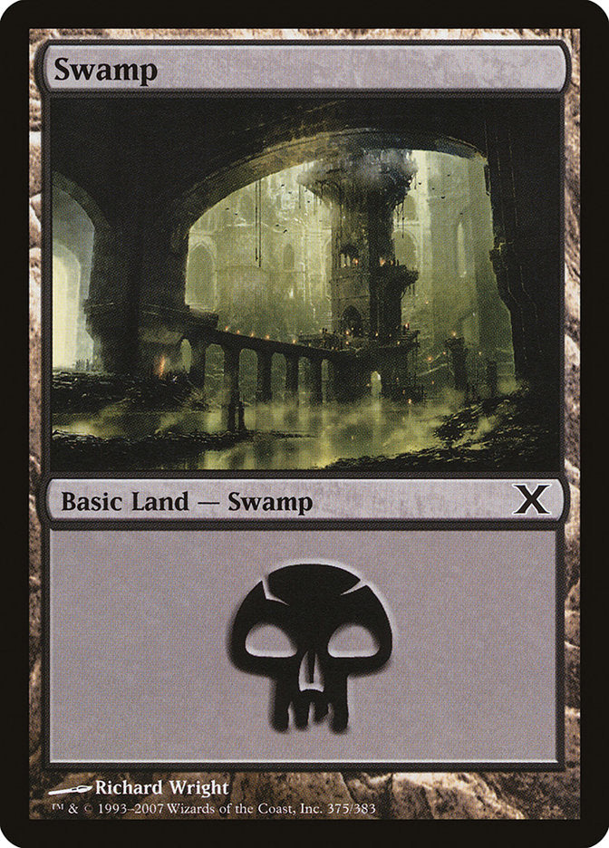 Swamp (375) [Tenth Edition] | The Time Vault CA