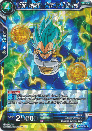 SSB Vegeta, Universe 7 United (DB1-024) [Dragon Brawl] | The Time Vault CA