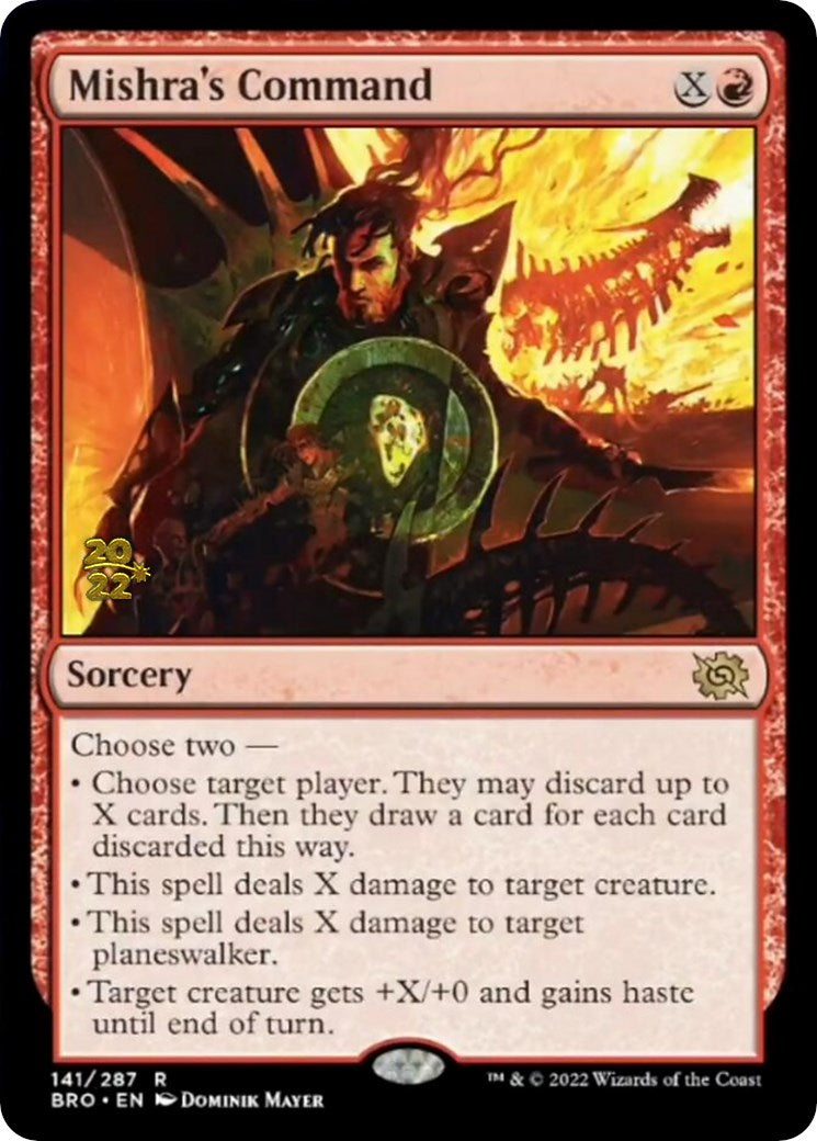 Mishra's Command [The Brothers' War: Prerelease Promos] | The Time Vault CA