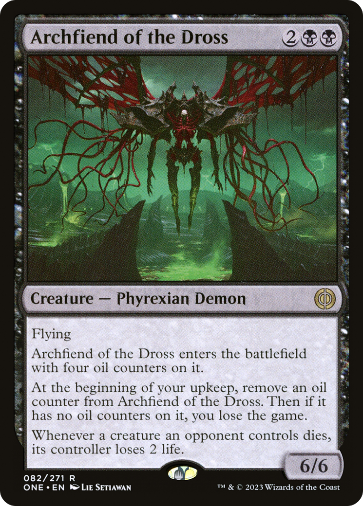 Archfiend of the Dross [Phyrexia: All Will Be One] | The Time Vault CA