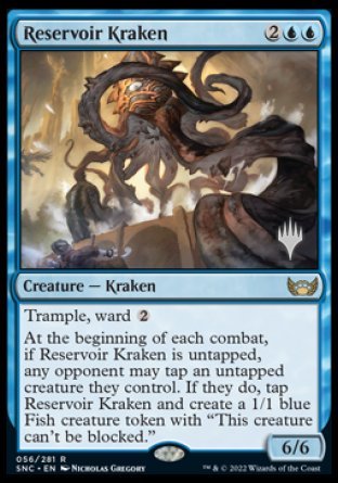 Reservoir Kraken (Promo Pack) [Streets of New Capenna Promos] | The Time Vault CA