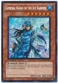General Raiho of the Ice Barrier [HA04-EN025] Secret Rare | The Time Vault CA