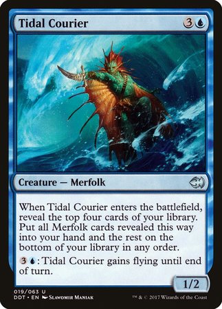 Tidal Courier [Duel Decks: Merfolk vs. Goblins] | The Time Vault CA