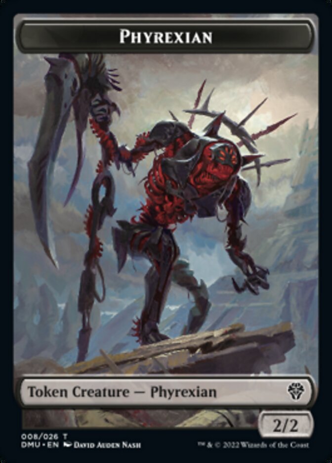 Phyrexian Token [Dominaria United Tokens] | The Time Vault CA