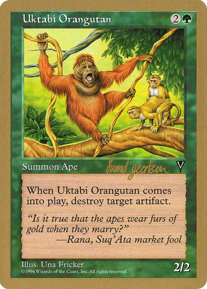 Uktabi Orangutan (Svend Geertsen) (SB) [World Championship Decks 1997] | The Time Vault CA