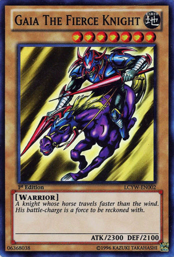 Gaia The Fierce Knight [LCYW-EN002] Super Rare | The Time Vault CA