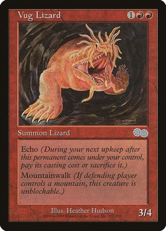 Vug Lizard [Urza's Saga] | The Time Vault CA