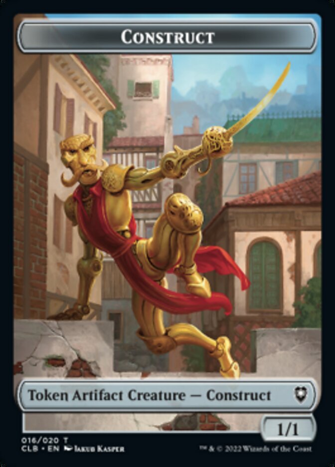 Construct Token [Commander Legends: Battle for Baldur's Gate Tokens] | The Time Vault CA