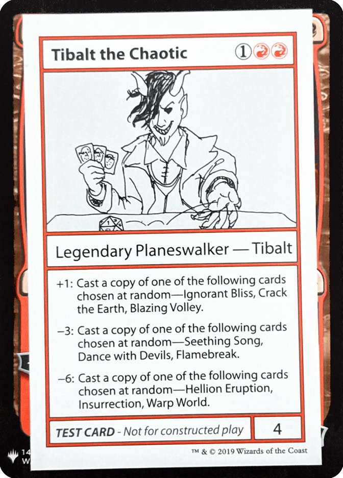Tibalt the Chaotic [Mystery Booster Playtest Cards] | The Time Vault CA