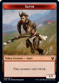 Satyr // Nightmare Double-sided Token [Theros Beyond Death Tokens] | The Time Vault CA