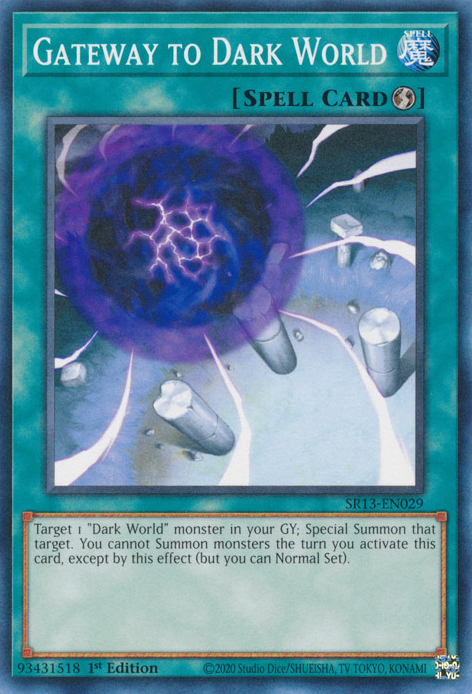 Gateway to Dark World [SR13-EN029] Common | The Time Vault CA