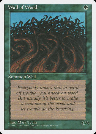 Wall of Wood [Fourth Edition] | The Time Vault CA