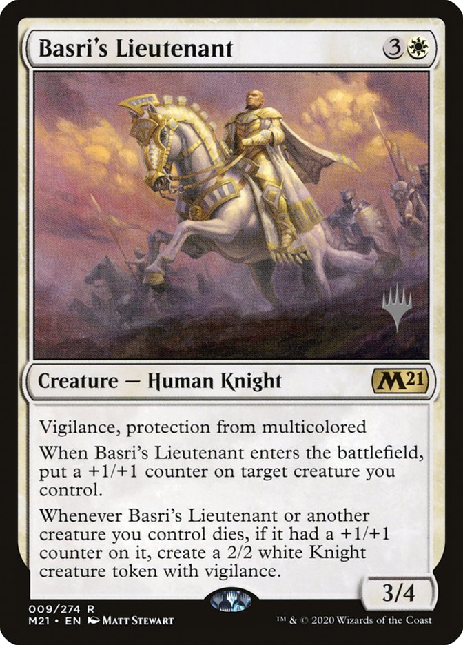 Basri's Lieutenant (Promo Pack) [Core Set 2021 Promos] | The Time Vault CA