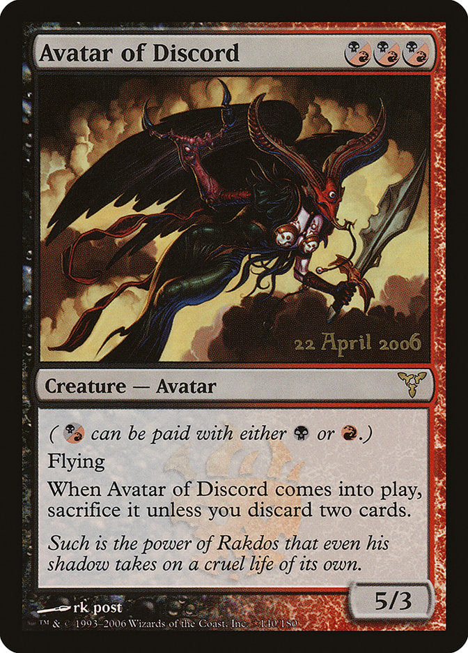 Avatar of Discord [Dissension Promos] | The Time Vault CA
