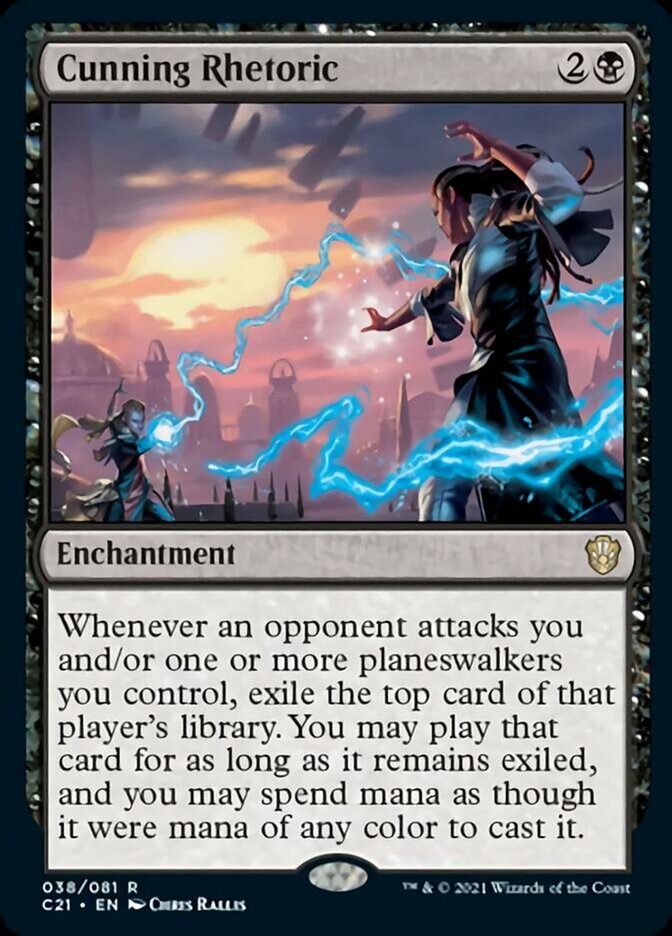 Cunning Rhetoric [Commander 2021] | The Time Vault CA