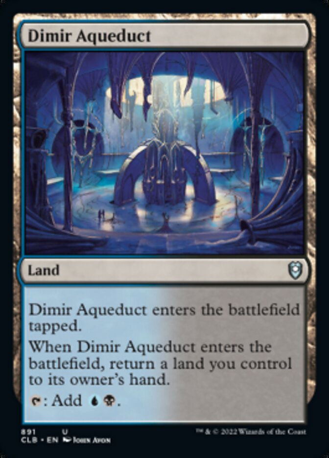Dimir Aqueduct [Commander Legends: Battle for Baldur's Gate] | The Time Vault CA