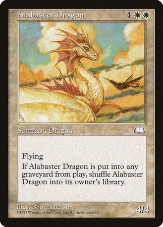 Alabaster Dragon [Weatherlight] | The Time Vault CA