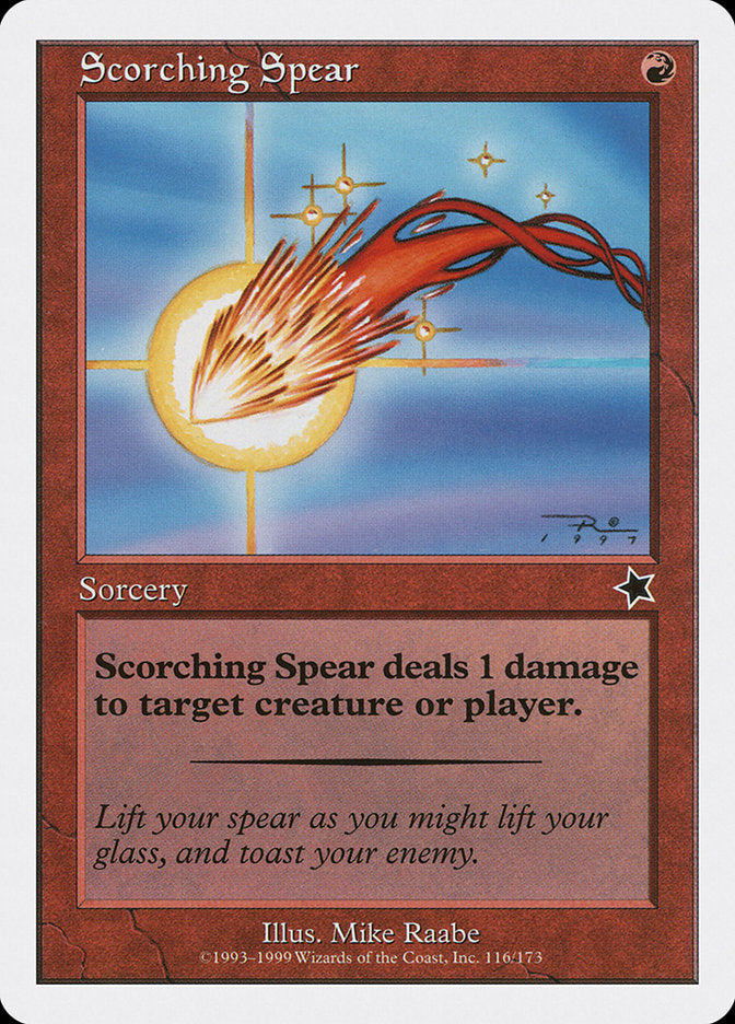 Scorching Spear [Starter 1999] | The Time Vault CA