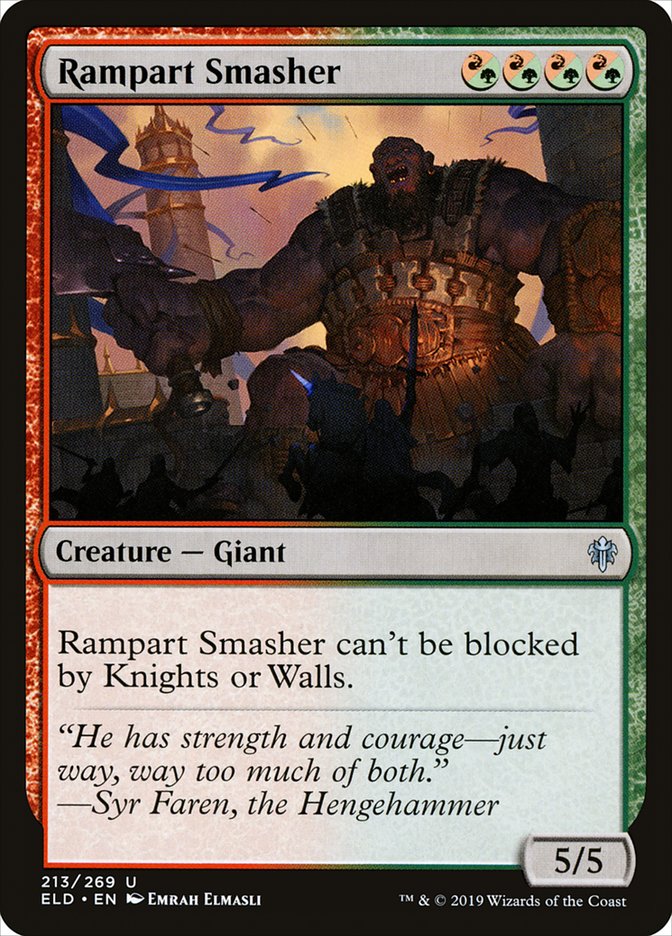 Rampart Smasher [Throne of Eldraine] | The Time Vault CA