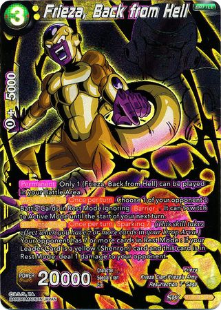 Frieza, Back from Hell (SPR) (BT5-091) [Miraculous Revival] | The Time Vault CA