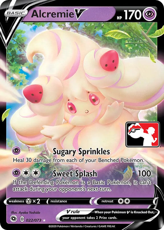 Alcremie V (22/73) [Prize Pack Series One] | The Time Vault CA