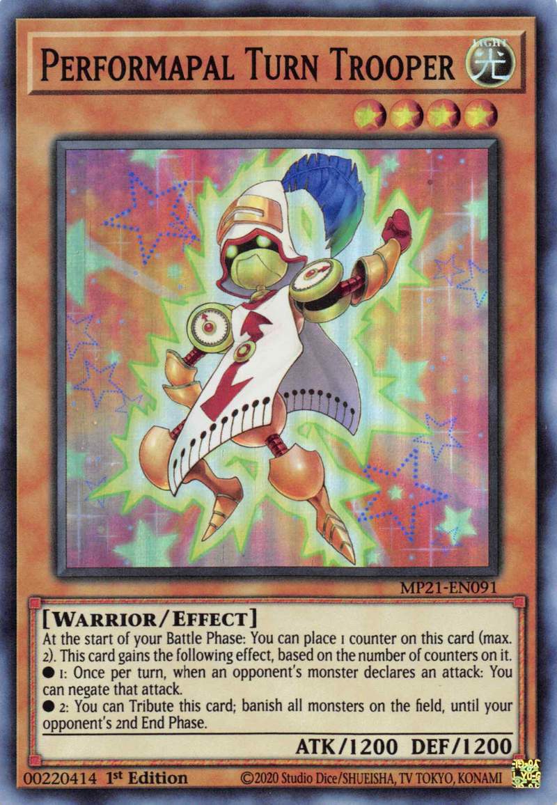 Performapal Turn Trooper [MP21-EN091] Super Rare | The Time Vault CA