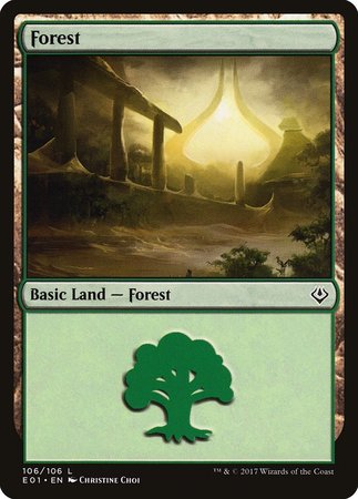 Forest (106) [Archenemy: Nicol Bolas] | The Time Vault CA