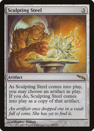 Sculpting Steel [Mirrodin] | The Time Vault CA