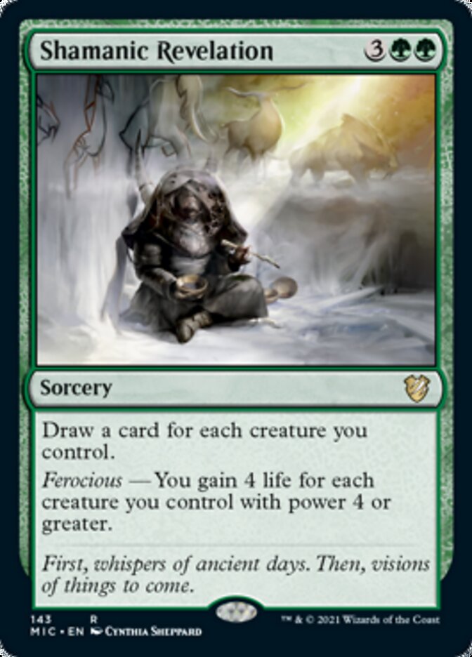 Shamanic Revelation [Innistrad: Midnight Hunt Commander] | The Time Vault CA