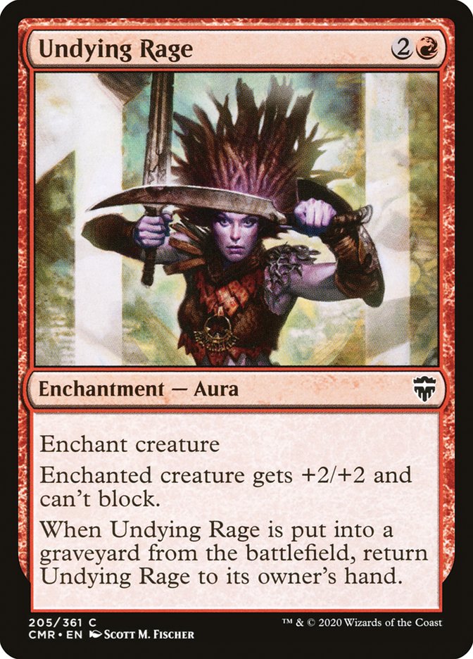Undying Rage [Commander Legends] | The Time Vault CA