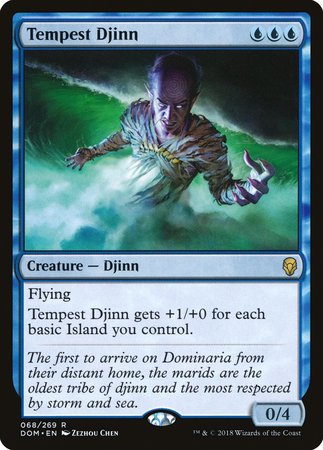 Tempest Djinn [Dominaria] | The Time Vault CA