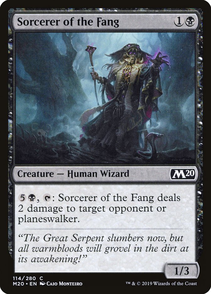Sorcerer of the Fang [Core Set 2020] | The Time Vault CA