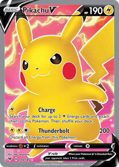 Pikachu V (170/185) [Sword & Shield: Vivid Voltage] | The Time Vault CA