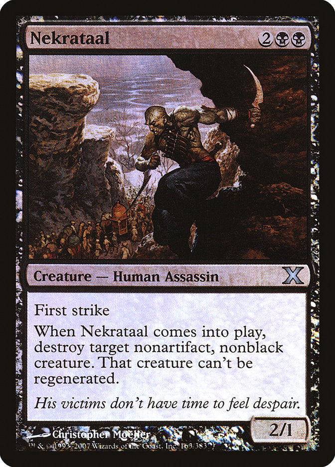 Nekrataal (Premium Foil) [Tenth Edition] | The Time Vault CA