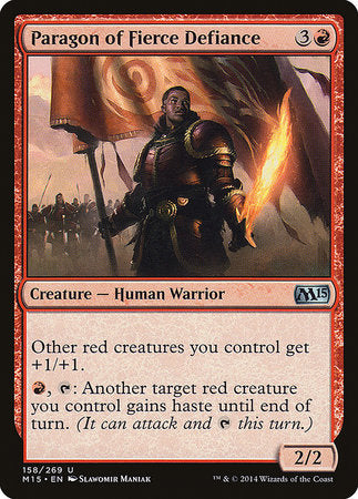 Paragon of Fierce Defiance [Magic 2015] | The Time Vault CA