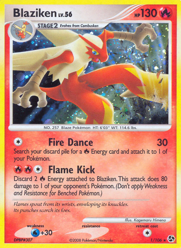 Blaziken (1/106) [Diamond & Pearl: Great Encounters] | The Time Vault CA