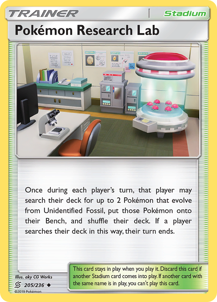 Pokemon Research Lab (205/236) [Sun & Moon: Unified Minds] | The Time Vault CA