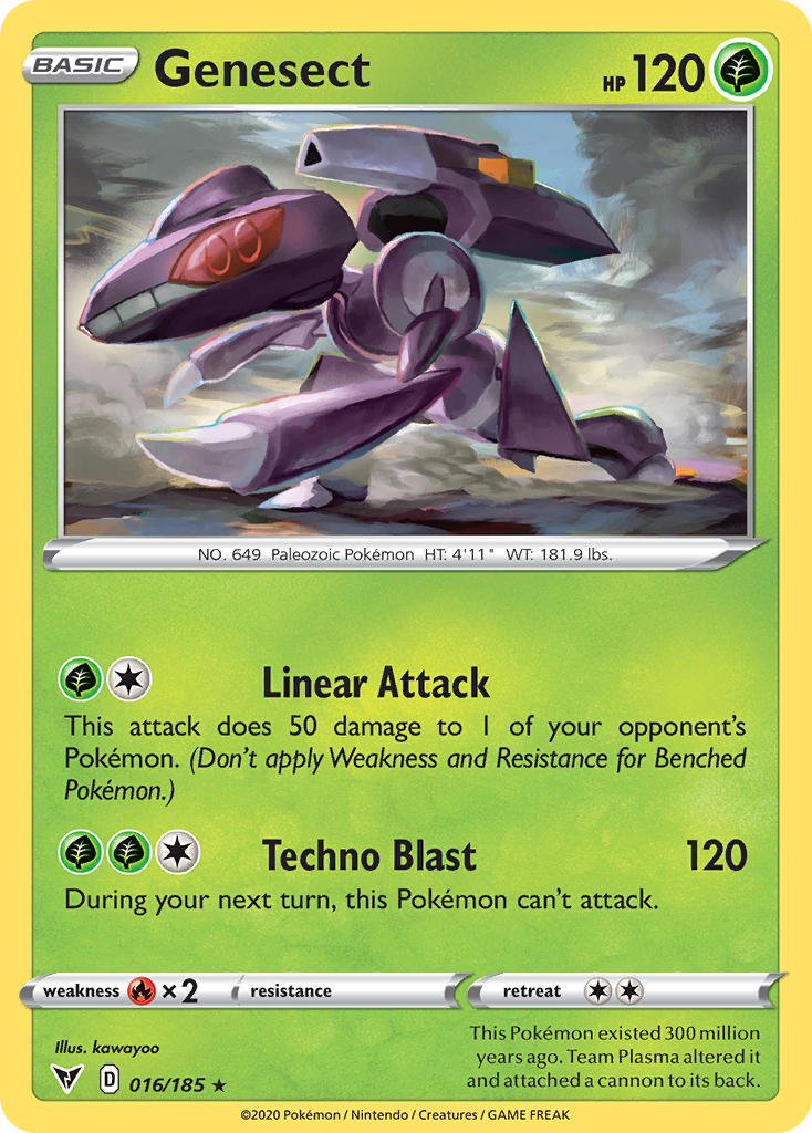 Genesect (016/185) [Sword & Shield: Vivid Voltage] | The Time Vault CA