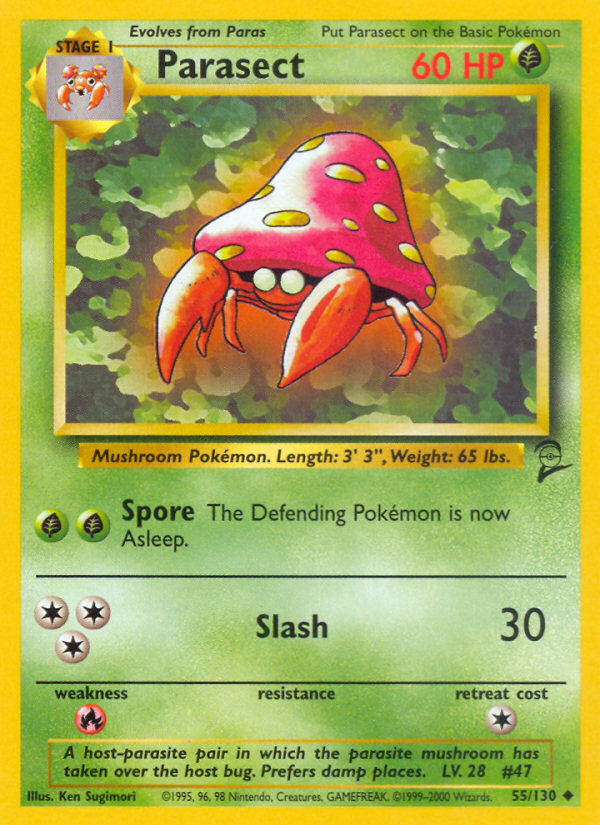 Parasect (55/130) [Base Set 2] | The Time Vault CA