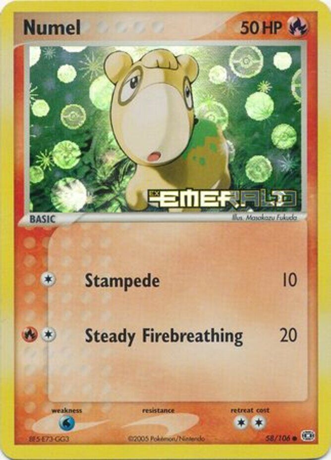 Numel (58/106) (Stamped) [EX: Emerald] | The Time Vault CA