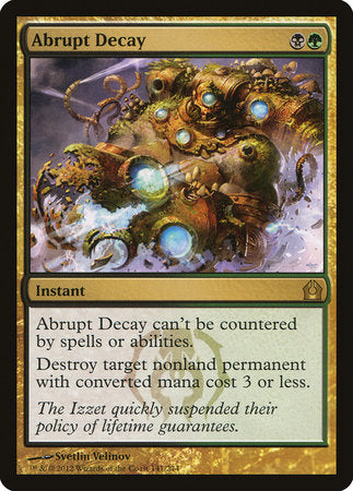 Abrupt Decay [Return to Ravnica] | The Time Vault CA
