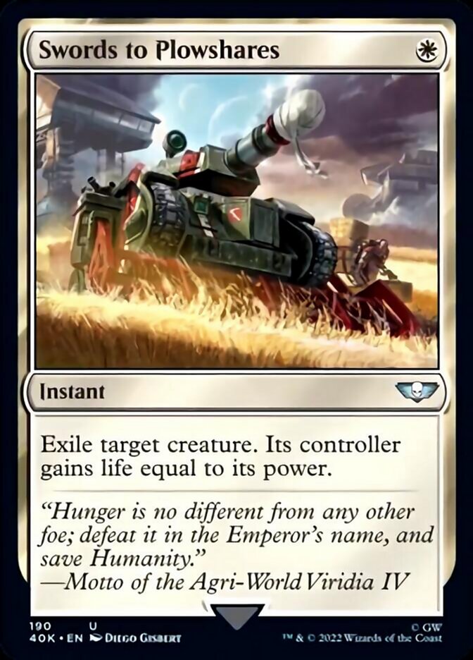 Swords to Plowshares [Universes Beyond: Warhammer 40,000] | The Time Vault CA
