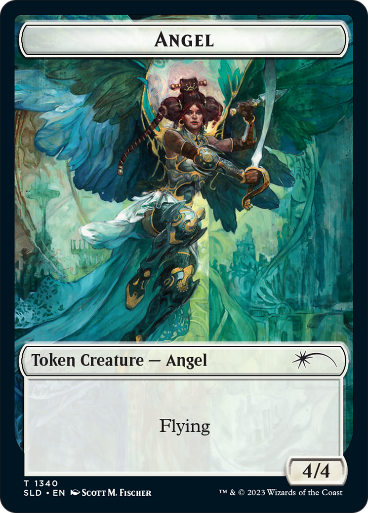 Angel (SLD) // Soldier (GRN) Double-Sided Token [Secret Lair: Angels Tokens] | The Time Vault CA