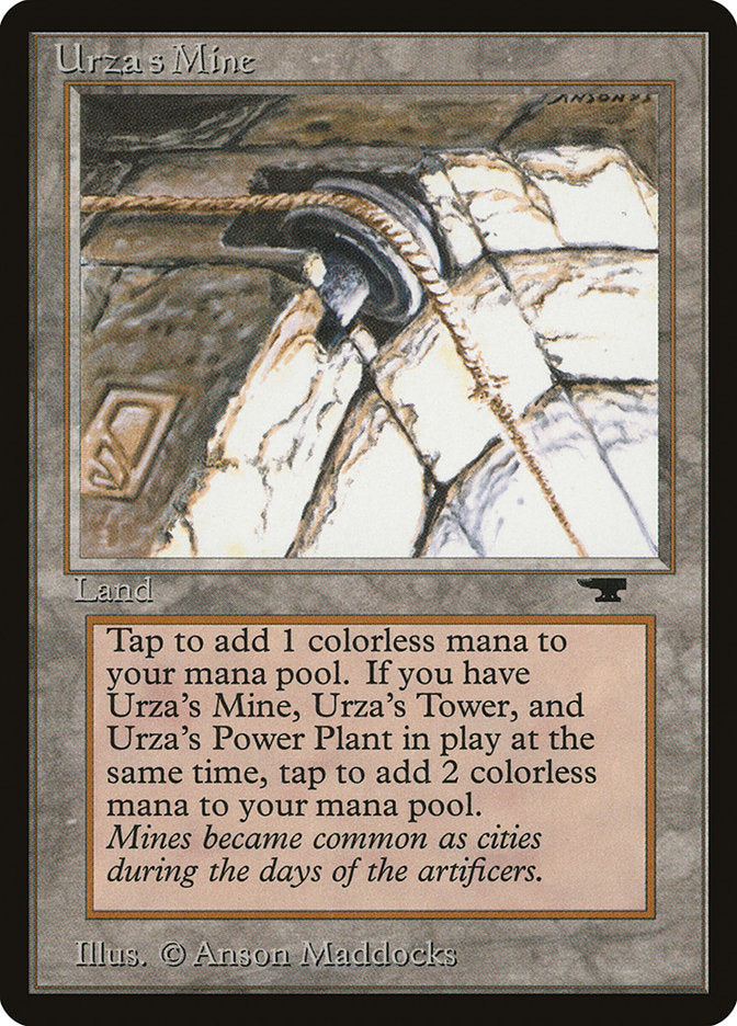 Urza's Mine (Pulley Embedded in Stone) [Antiquities] | The Time Vault CA