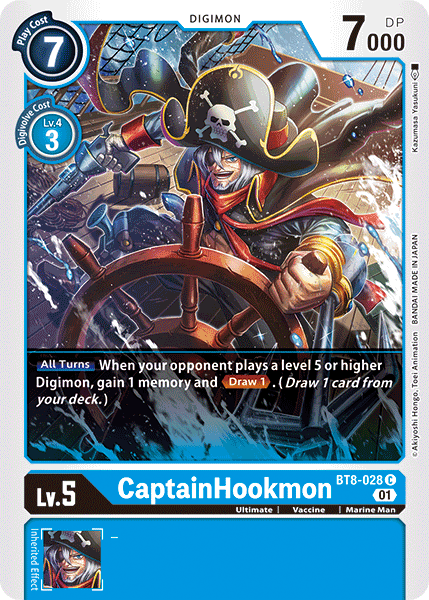 CaptainHookmon [BT8-028] [New Awakening] | The Time Vault CA