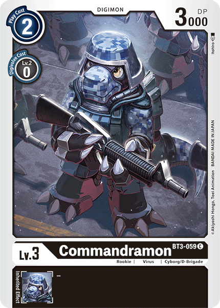 Commandramon [BT3-059] [Release Special Booster Ver.1.5] | The Time Vault CA