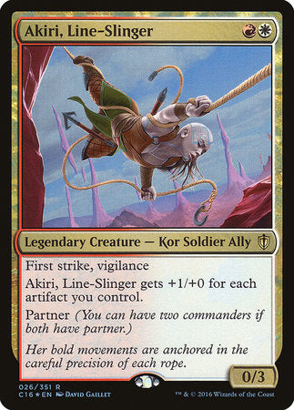 Akiri, Line-Slinger [Commander 2016] | The Time Vault CA