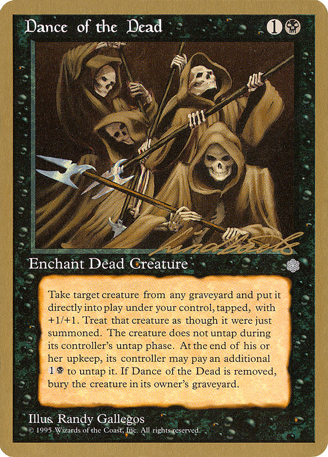 Dance of the Dead (Leon Lindback) [Pro Tour Collector Set] | The Time Vault CA