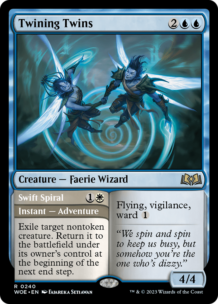 Twining Twins // Swift Spiral [Wilds of Eldraine] | The Time Vault CA