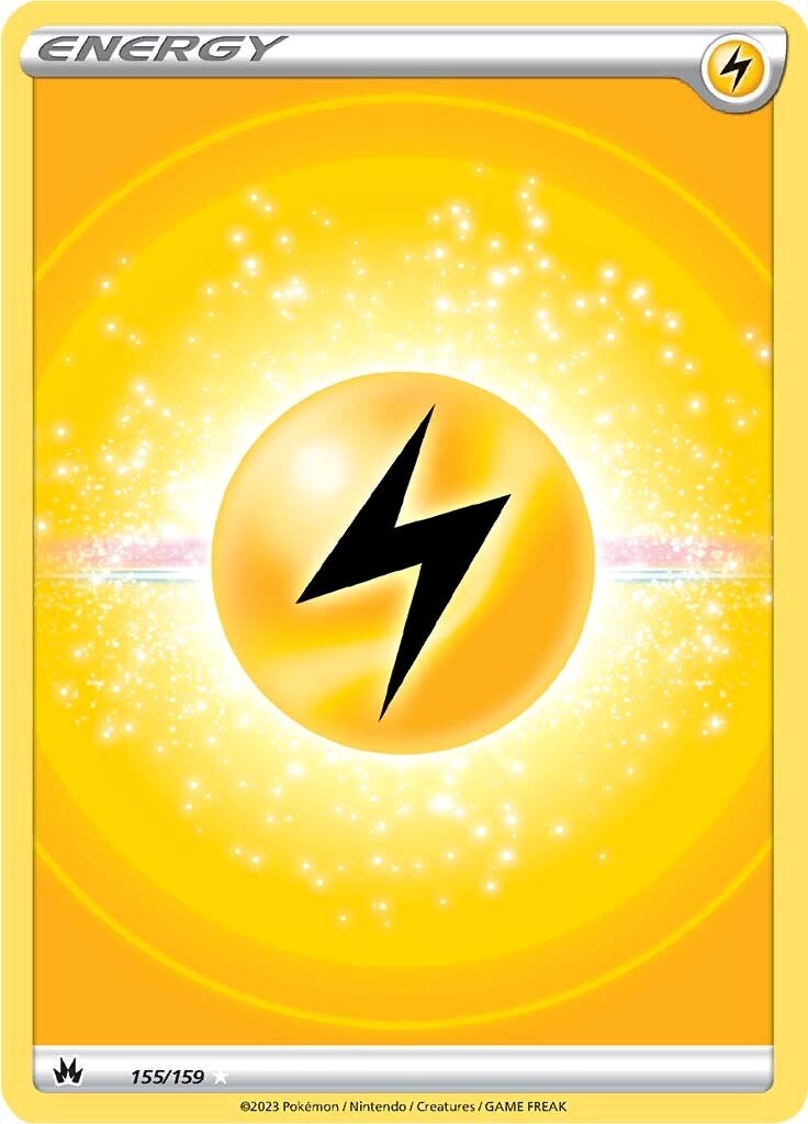 Lightning Energy (155/159) (Texture Full Art) [Sword & Shield: Crown Zenith] | The Time Vault CA